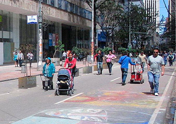 Carrera Séptima y Avenida Jimenez - Felipe Restrepo Acosta - Trabajo propio CC. 4.0
