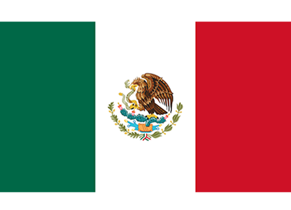Bandera de México - Dominio público