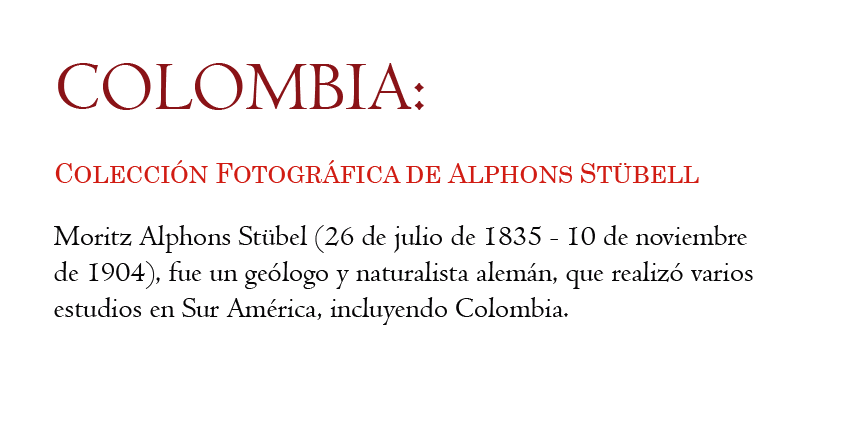 Colombia colección fotográfica de Alphonso Stubell
