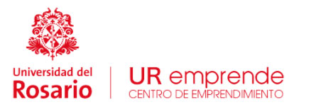 Emprendimiento sin rodeos - Logo UR Emprende