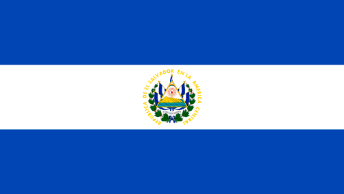 bandera de El Salvador - Dominio Público