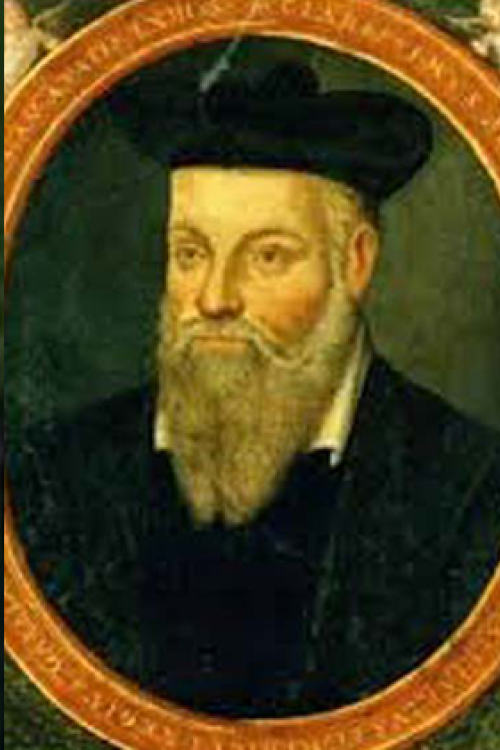 Portrait of Michel de Notre Dame called Nostradamus